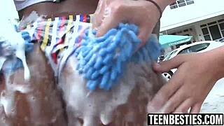 Take these naughty street babes home for doggystyle sex.