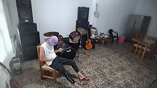 My best friend waited for me to leave to masturbate in the music room