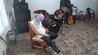 My best friend waited for me to leave to masturbate in the music room