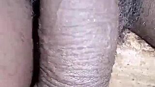 Bigblackie Shaving and Playing My Big Black Cock for Lunch Money