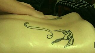 Brunette masseuse licks pussy and ass teasingly