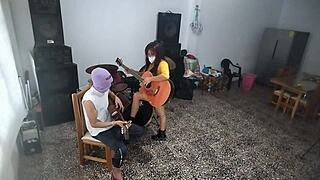 My best friend waited for me to leave to masturbate in the music room