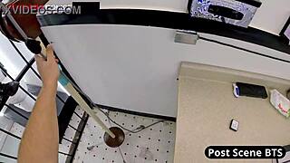 channy crossfire chokes on cop blowjob in latex 😏