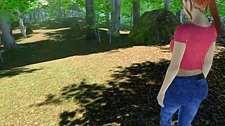 Redhead Shaved Pussy Outdoor Paradise Trails Vr!