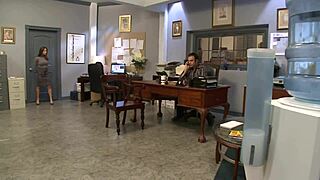 Rachel Roxxx pleases boss with big tits and wet pussy