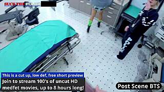 channy crossfire chokes on cop blowjob in latex 😏