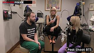 Channy Crossfire kveles på politi-blowjob i latex 😏