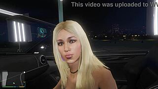 Dive into GTA 5's first-person hooker experience number 15, full of POV action in the car.