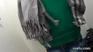 Perfect Czech Teen Sweetie Undresses in Mall, Clothes Ripped for Intense POV Assfucking