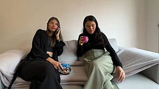 Colombian Babe Fulfills Lesbian Fantasy With Fingering And Masturbation