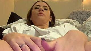 Kaylin Wrenn's tight pussy fingered in leaked masturbation video