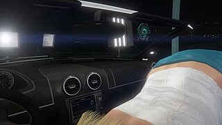 Dive into GTA 5's first-person hooker experience number 15, full of POV action in the car.
