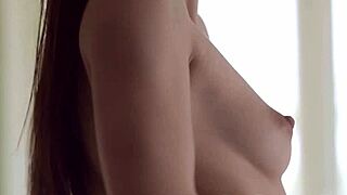 All natural Janeth Tense posing in dress before exposing her hot naked body