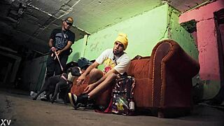 Mature woman squirts from solid cock orgasm!