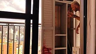 My Boss Called Me To Fix A Cabinet, But I Fucked And Came Inside Needy Slut Vagninho And Agatha Mama's Ass.