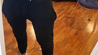 Pretty European Babe Rides Big Ass In Bedroom, Spitting And Ripping Clothes For Panty Sniffing Fun