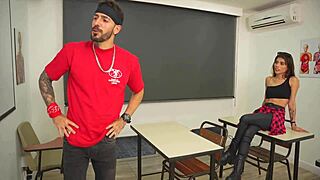 Petite And Horny Student Seduces Me With A Delicious Blowjob And Gives Me Her Juicy Pussy To Help Her Pass My Class