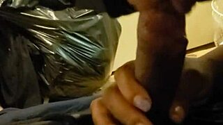 Ebony Woman Sucking And Swallowing Cum From Black Cock