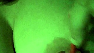 Sucking Dildo While Playing With Tits