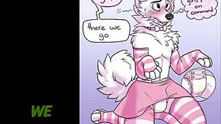 diapered delights, a furrys first time in cosplay costumes