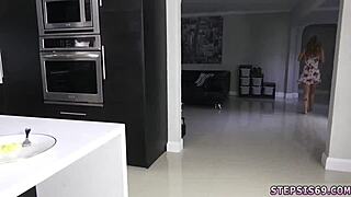 Teen Reality Rough Brunette Car Family Competition