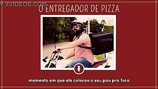 Intense Sex with Pizza Delivery Guy