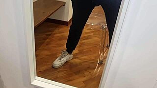 Pretty European Babe Rides Big Ass In Bedroom, Spitting And Ripping Clothes For Panty Sniffing Fun