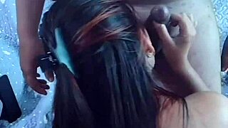 Babysitter wants to fuck, joining rough blowbang and ass banging