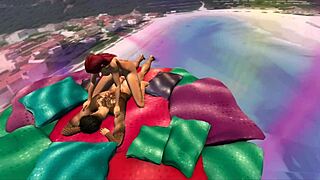 Couple Enjoys Voyeur Fantasy Bubble