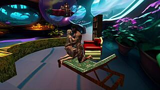 Couple Enjoys Voyeur Fantasy Bubble