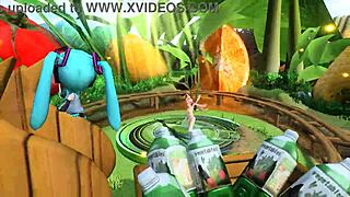 Megurine Luka in Full Nude Bunny Costume.