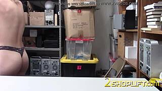 Petite tattooed blonde naomi nash slammed by uniformed dude