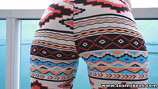 Plump Butt Babe Receives Intense Cumshot on Her Face