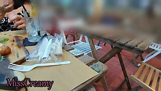 I forgot my panties at the bar aperitif, risking public voyeur exposure.