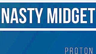 the nasty midget sucks proton's cock