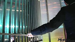 I fucked an amateur with big boobs doggystyle, licking her pussy and deepthroating her monster cock