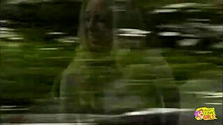 blonde lesbian uses strapon in doggystyle position