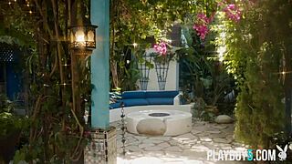 leighla habib shows petite body outdoors