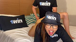 i'm fuckin this colombian bitch in closeup, her big ass bouncin