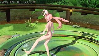 Megurine Luka in Full Nude Bunny Costume.