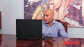 Sexy boss Patricia Acevedo in heels makes me emotional