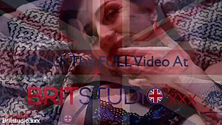 British redhead teases, then gets railed and facial in taboo scene