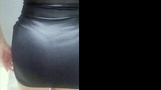 wife does striptease for amateur couple in bedroom