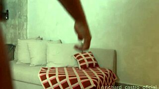 Couple fulfills cuckold dream with double penetration by personal trainer