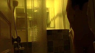 Stepmom Discovers Surprise During Shower Quickie