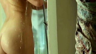 Brett rossi enjoys her magic shower time