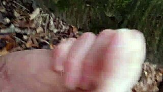 forest masturbation in nature