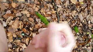 forest masturbation in nature