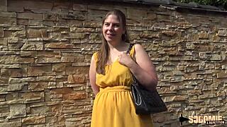 French MILF Alice demands rough anal from a severe guy