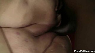 Bbw gigantic boobs and ass against big black cock